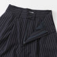 knee slit 2-way pants (navy striped) *JP