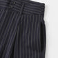 knee slit 2-way pants (navy striped) *JP