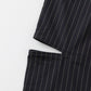 knee slit 2-way pants (navy striped) *JP