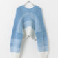 gradient short cardigan (off mix) *JP