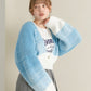 gradient short cardigan (off mix) *JP