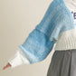 gradient short cardigan (off mix) *JP