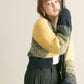 gradient short cardigan (navy mix) *JP