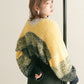 gradient short cardigan (navy mix) *JP