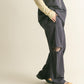 knee slit 2-way pants (navy striped) *JP