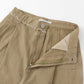 fringe straight pants (khaki) *JP