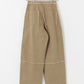 fringe straight pants (khaki) *JP