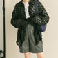 front Gathered Feather Shirt (black) *JP