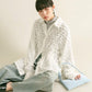 front Gathered Feather Shirt (white) *JP