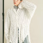 front Gathered Feather Shirt (white) *JP