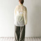 layered sheer shirt (light green x ivory) *JP