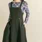 front tuck jumper skirt (black) *JP