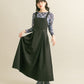 front tuck jumper skirt (black) *JP