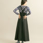 front tuck jumper skirt (black) *JP