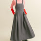 front tuck jumper skirt (charcoal) *JP