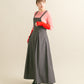 front tuck jumper skirt (charcoal) *JP