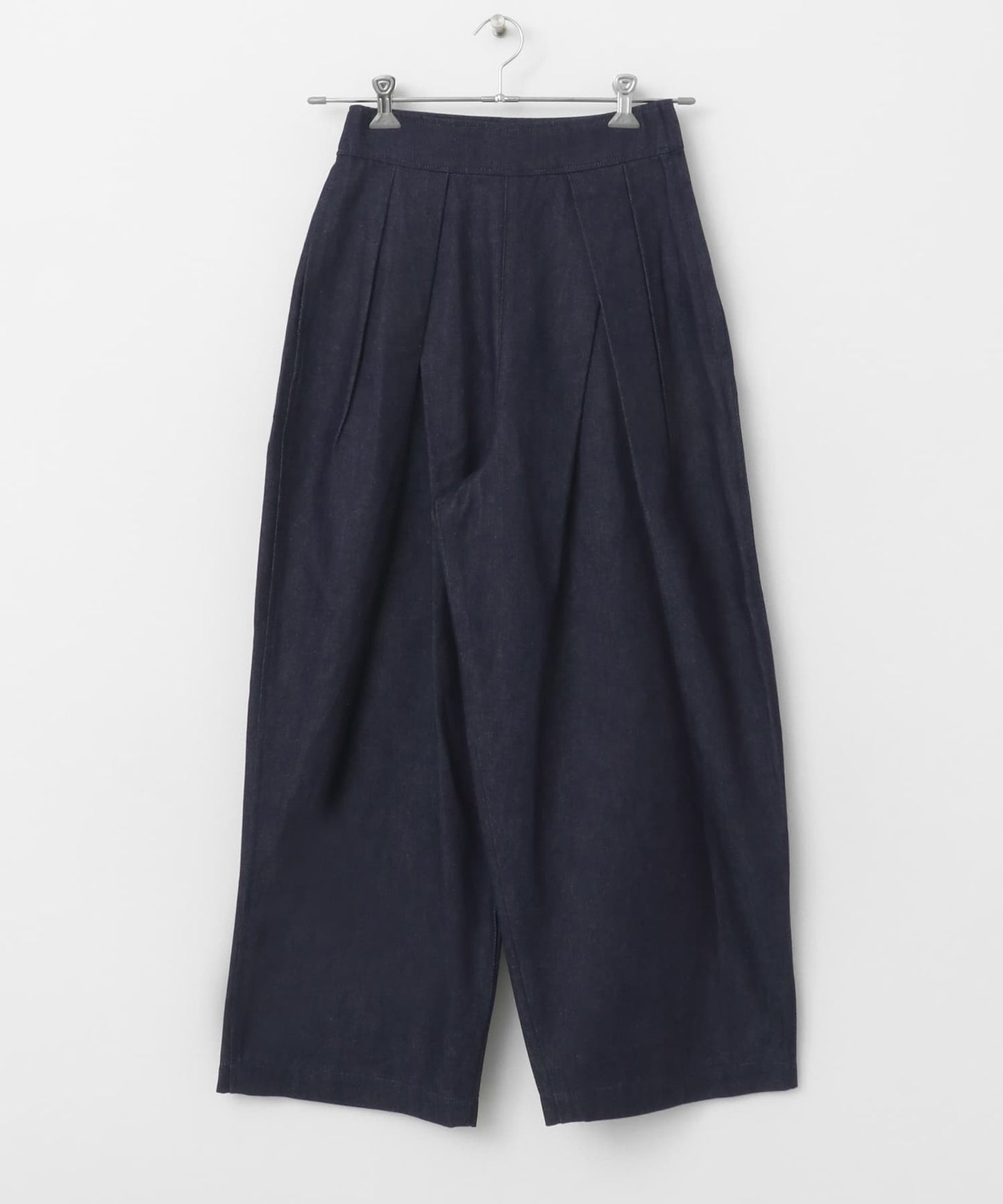 tuck cocoon denim (navy) *JP