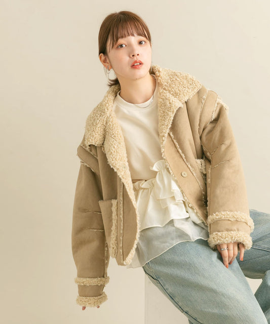 multi-way boa jacket 2024 ver. (beige) *JP