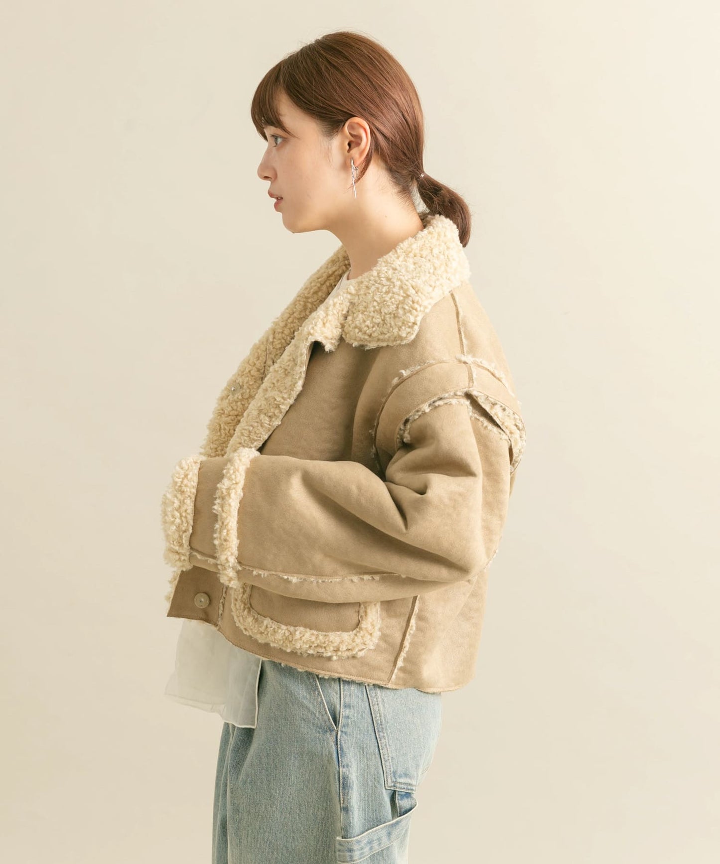 multi-way boa jacket 2024 ver. (beige) *JP