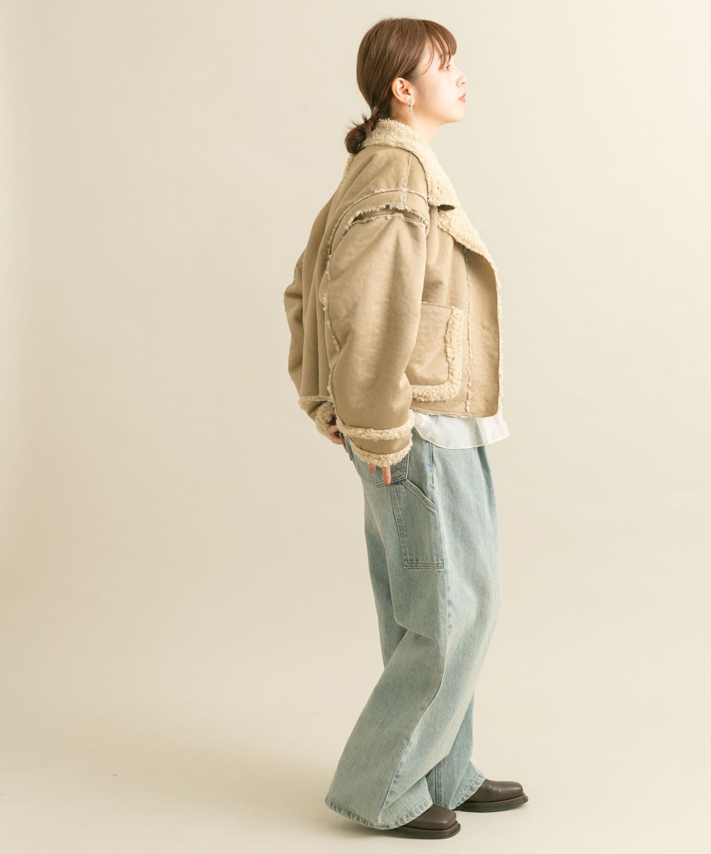 multi-way boa jacket 2024 ver. (beige) *JP