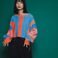 art fringe cropped knit (flamingo) *JP