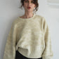 marble jacquard knit (ivory) *JP