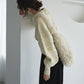 marble jacquard knit (ivory) *JP