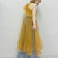 『高橋愛×KBF』frilled tulle dress (apricot) *JP