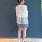 organdy volume blouse (white) *JP