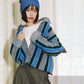 front zip striped cardigan (gray mix) *JP