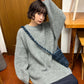 volume knit mini dress (gray) *JP