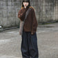 tuck cocoon denim (black) *JP