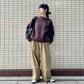 fringe straight pants (khaki) *JP