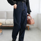 US cotton denim straight pants (navy) *JP