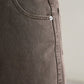 US cotton denim straight pants (brown) *JP