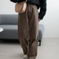 US cotton denim straight pants (brown) *JP