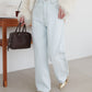 US cotton denim straight pants (light blue) *JP