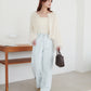 US cotton denim straight pants (light blue) *JP