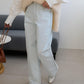 US cotton denim straight pants (light blue) *JP