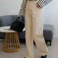 US cotton denim straight pants (ivory) *JP