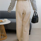 US cotton denim straight pants (ivory) *JP