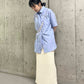 tie set long shirt (blue) *JP