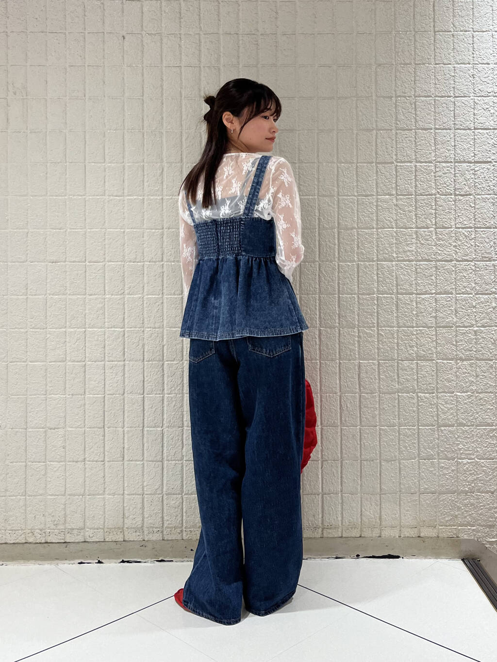 『高橋愛×KBF』denim bustier (blue) *JP