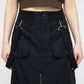 suspender maxi skirt (black) *JP