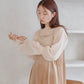 shirring tulle top (ivory) *JP