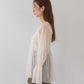 shirring tulle top (ivory) *JP