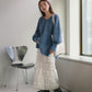 layer frill skirt (ivory) *JP