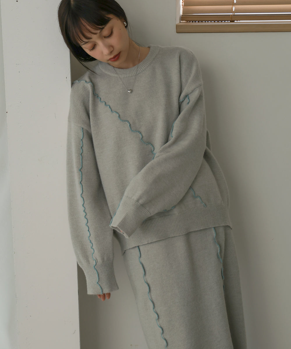 wave mellow top (grey) *JP