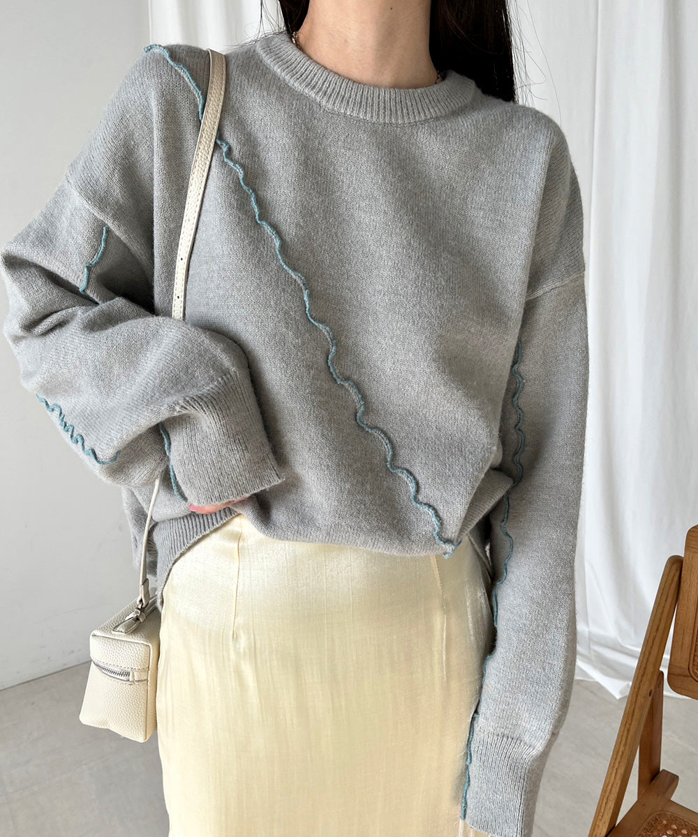 wave mellow top (grey) *JP