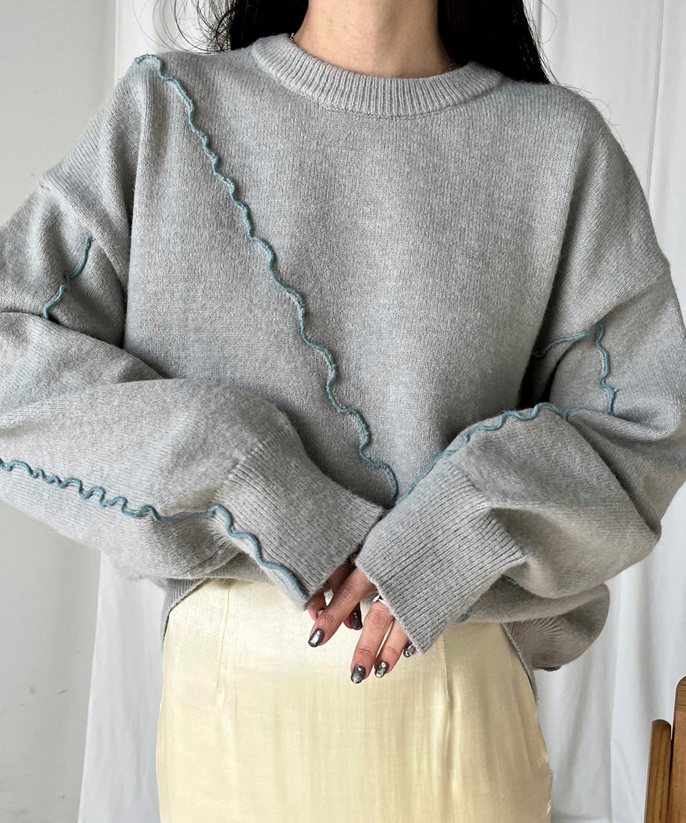 wave mellow top (grey) *JP